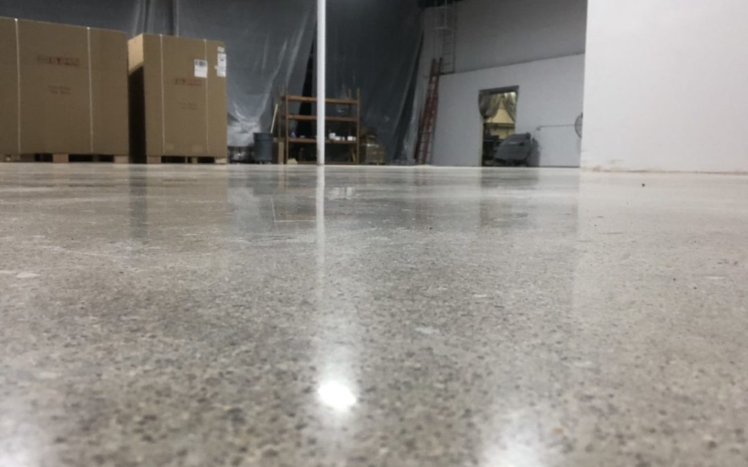 Newly Cleaned & Sealed Concrete Floors